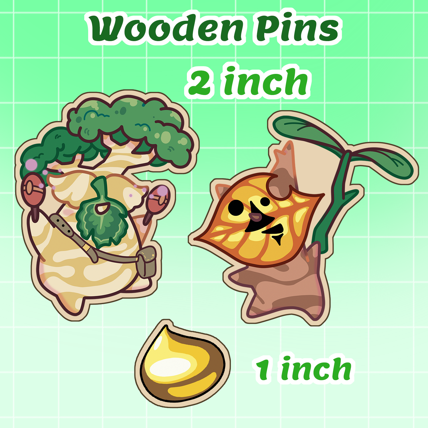 Wooden pins