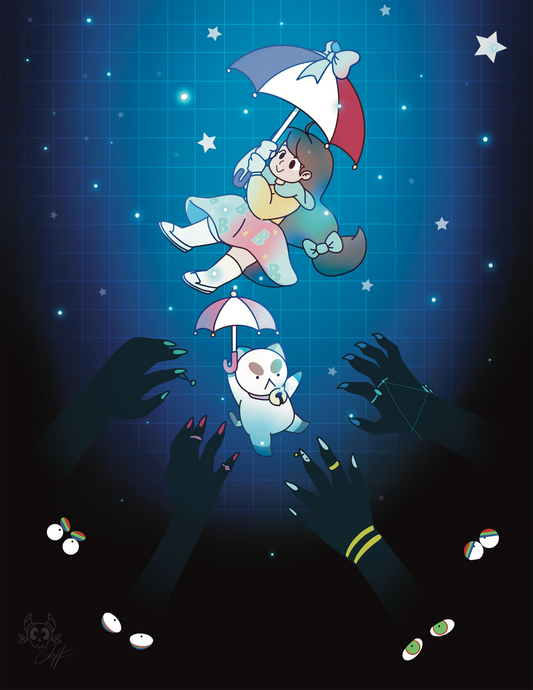 PRINT: Bee and Puppycat Descending into the Unknown